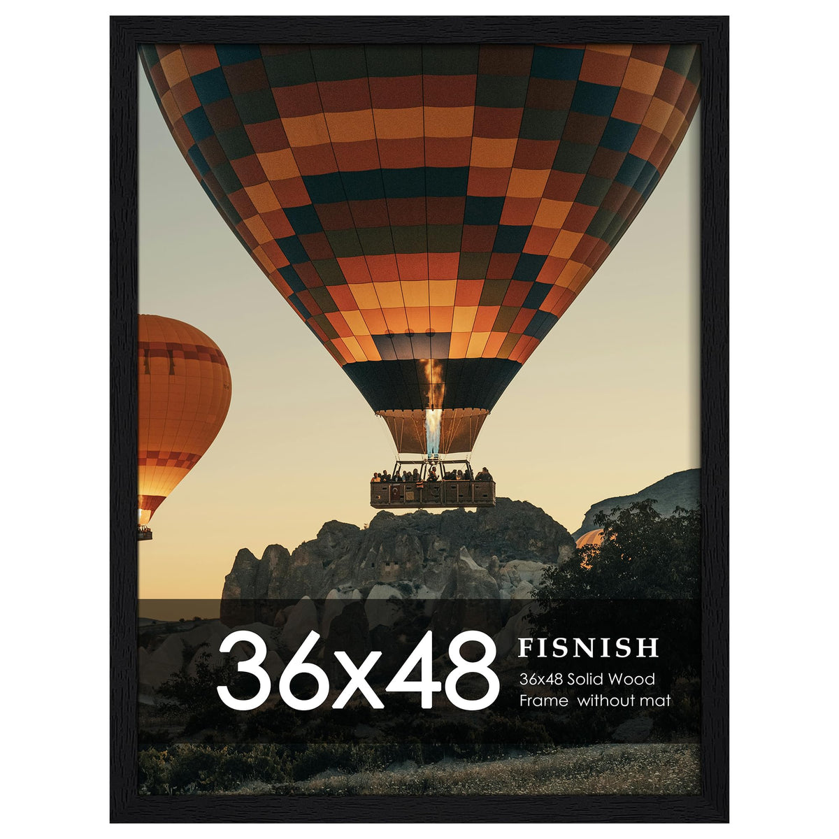 12x16 Picture Frame Brown, Classic Poster Frame for Wall Mounting