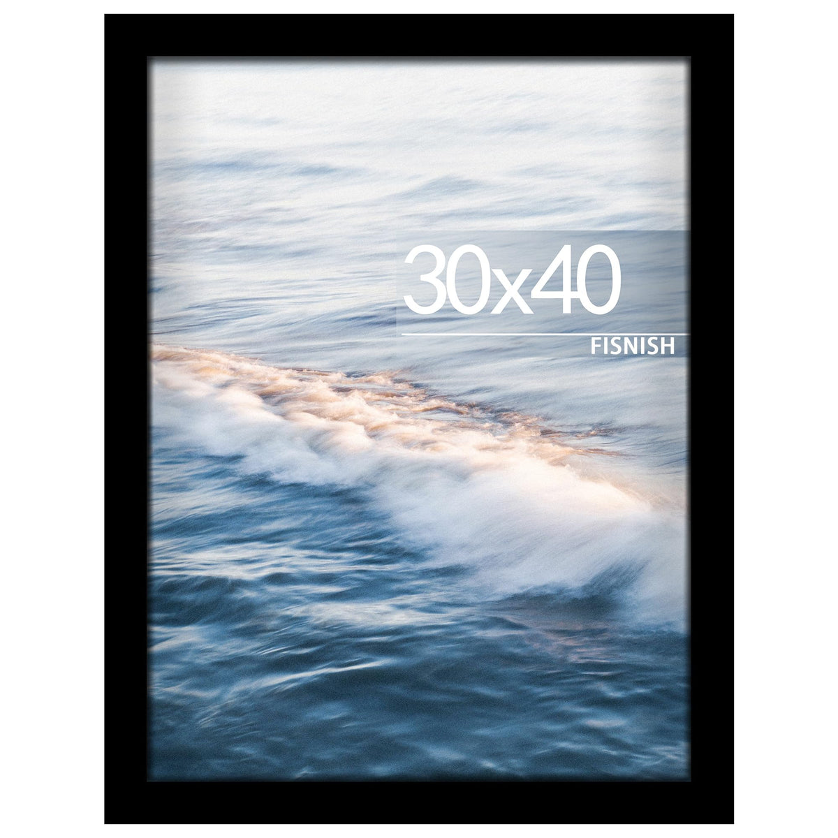12x16 Picture Frame Brown, Classic Poster Frame for Wall Mounting