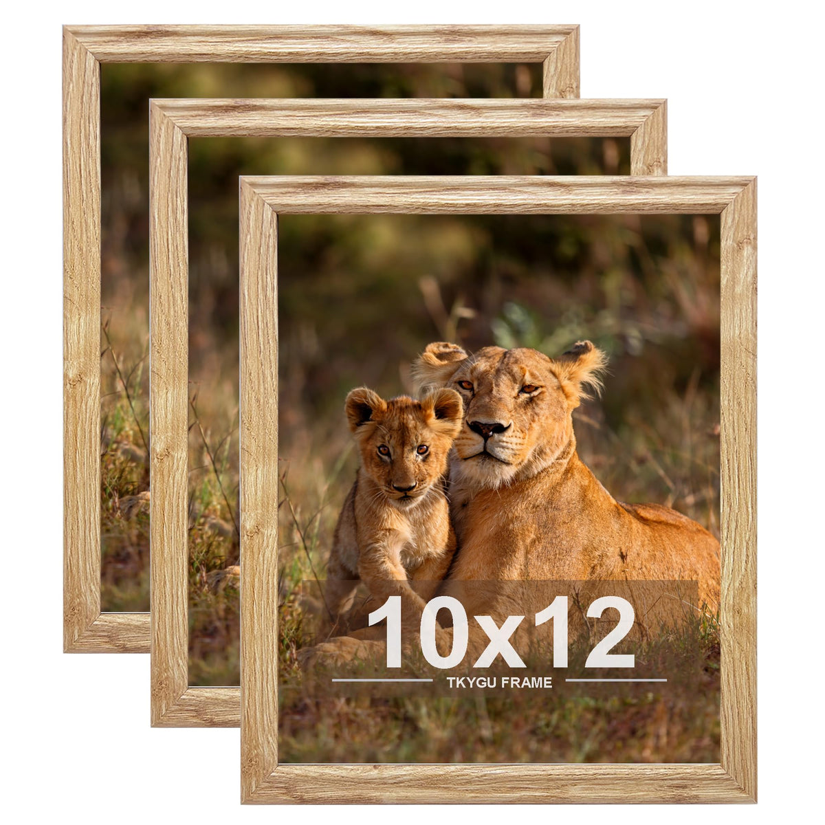11x17 Picture frame set of 3,Modern Style Woode frames Wall Mounting Horizontally or Vertically, 11 by 17 Wall Gallery Poster Photo Frame with Shatter Resistant Plexiglass,best gift