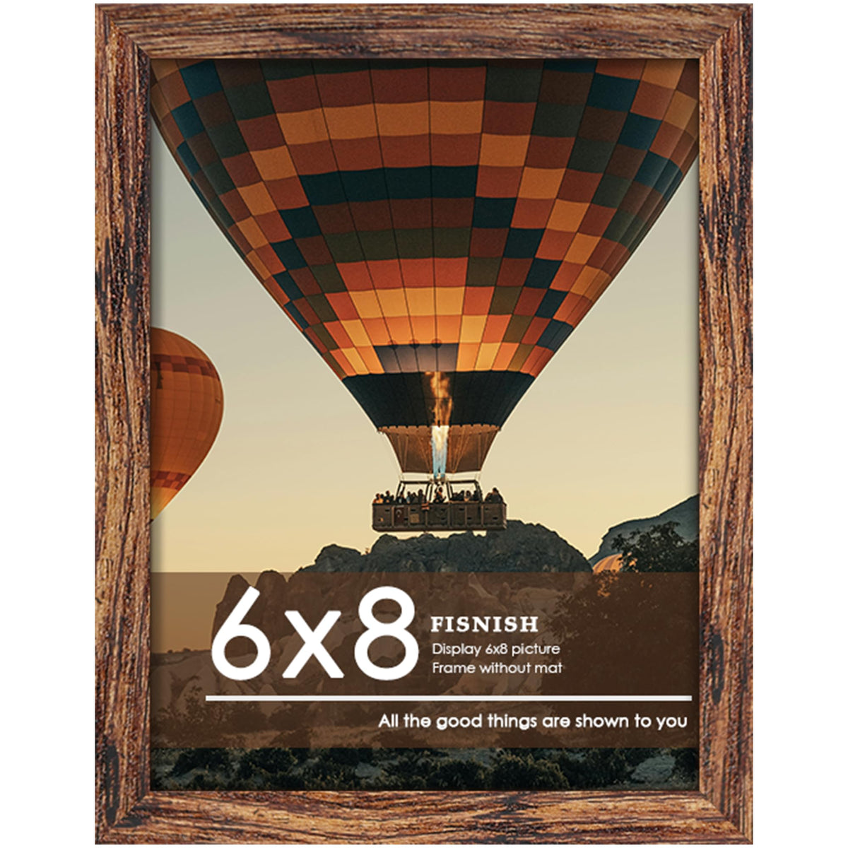 12x16 Picture Frame Brown, Classic Poster Frame for Wall Mounting