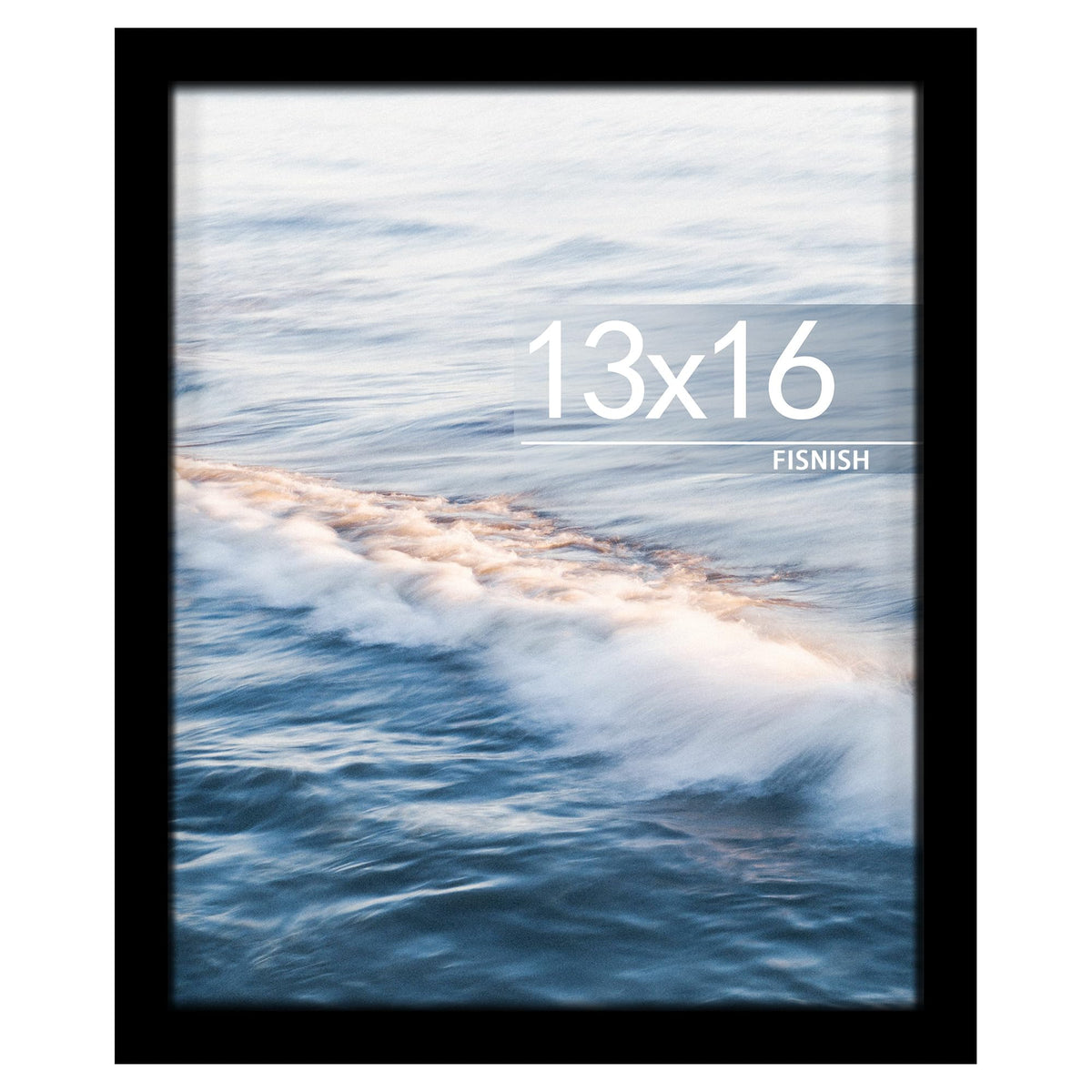 12x16 Picture Frame Brown, Classic Poster Frame for Wall Mounting