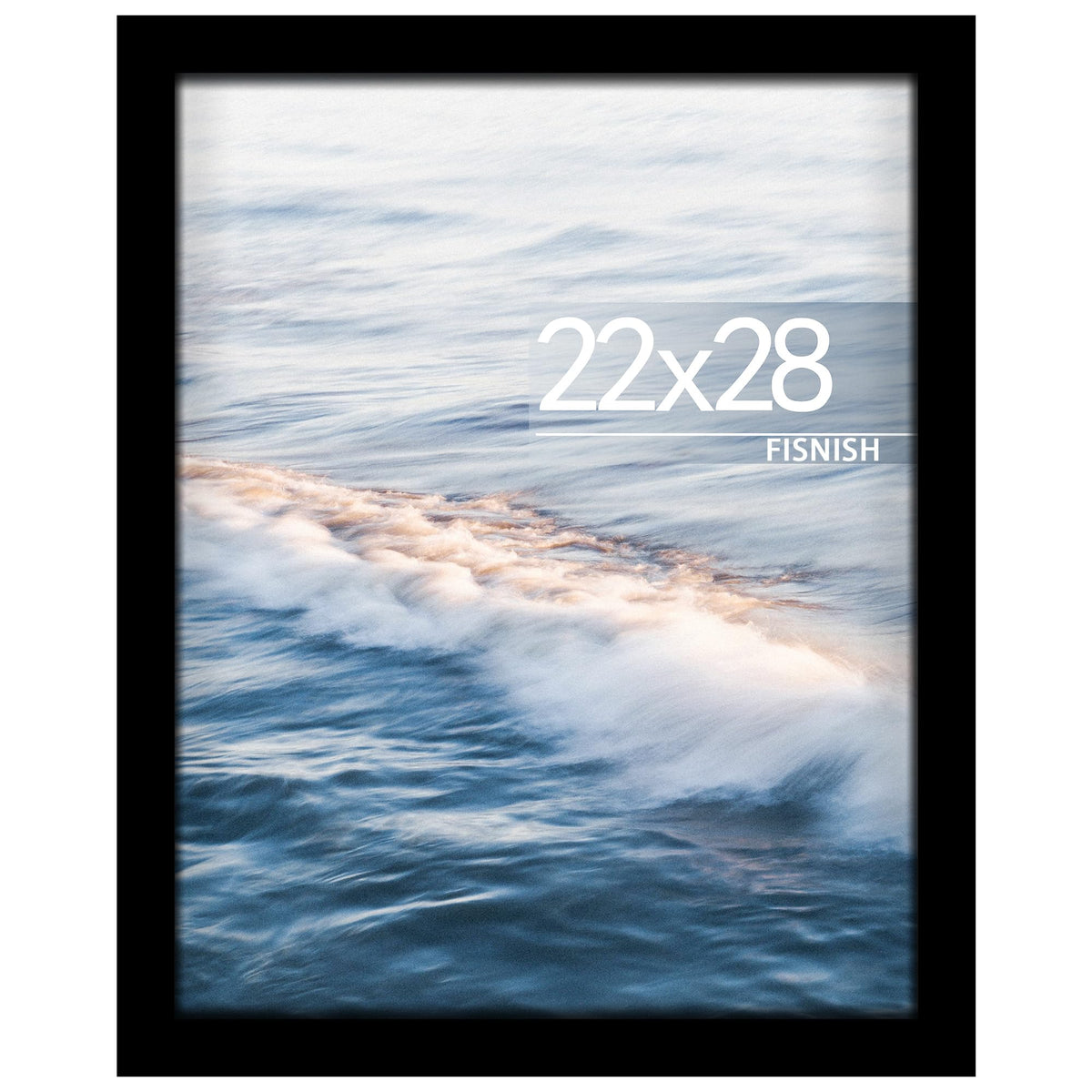 12x16 Picture Frame Brown, Classic Poster Frame for Wall Mounting