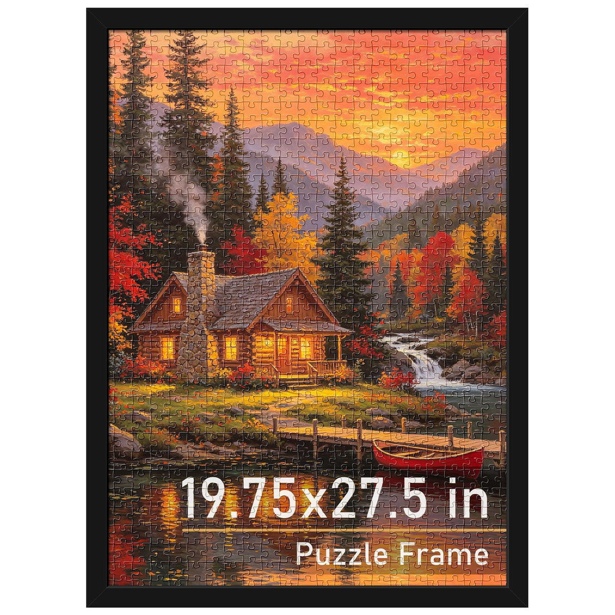 12x16 Picture Frame Brown, Classic Poster Frame for Wall Mounting