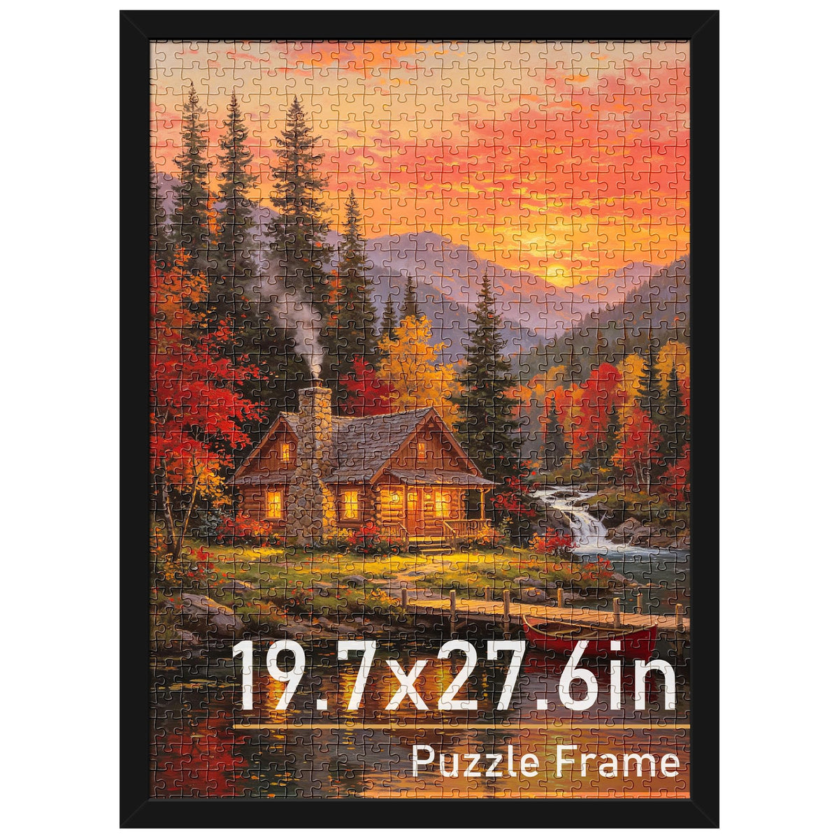 12x16 Picture Frame Brown, Classic Poster Frame for Wall Mounting